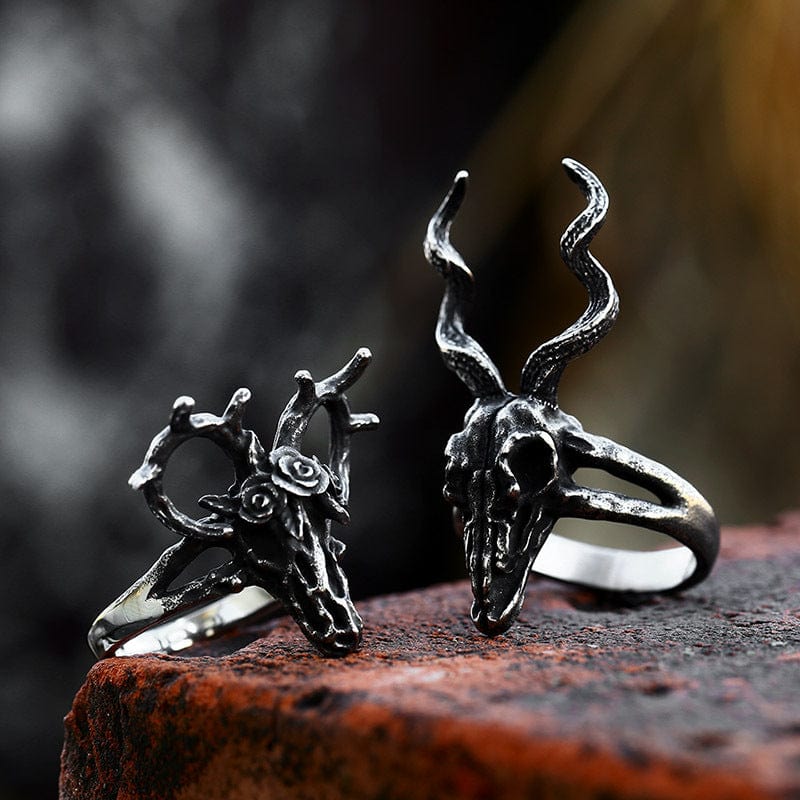 Men's Punk Sheepshead Ring - Image 2