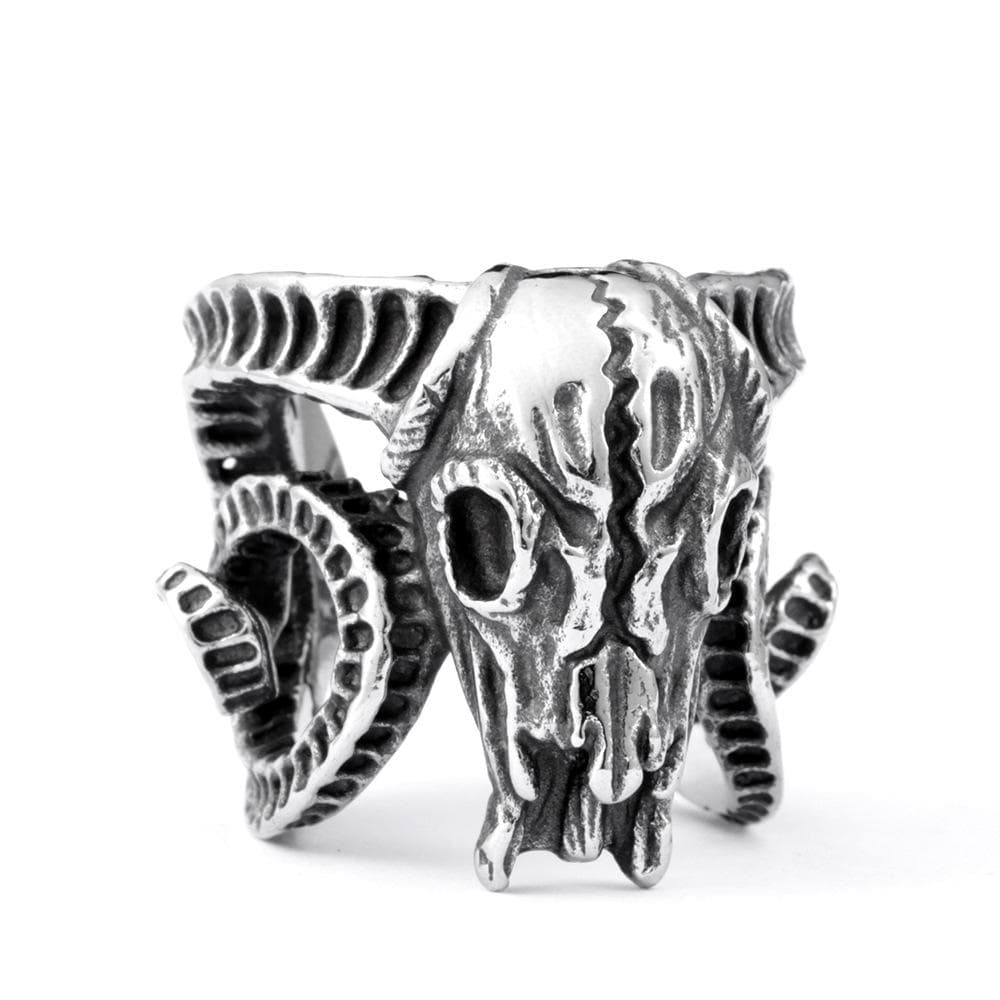 Men's Punk Sheepshead Rings - Image 2