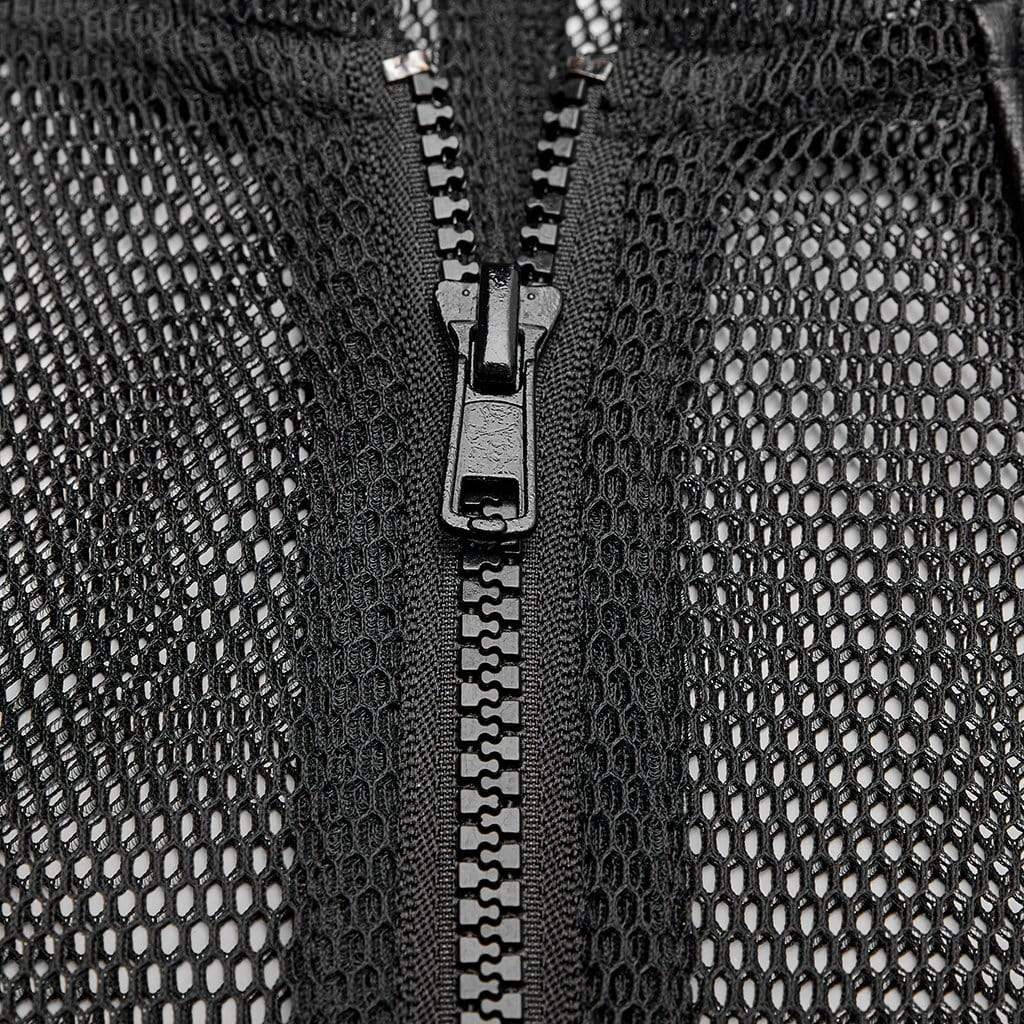 Men's Punk Sheer Mesh Hooded Coats - Image 6
