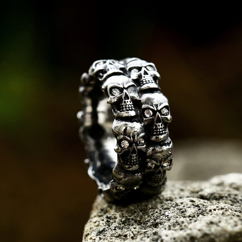 Men's Punk Skeleton Ring - Image 2