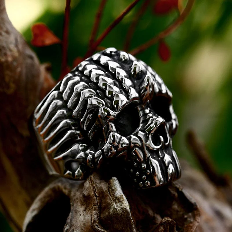 Men's Punk Skeleton Ring - Image 2