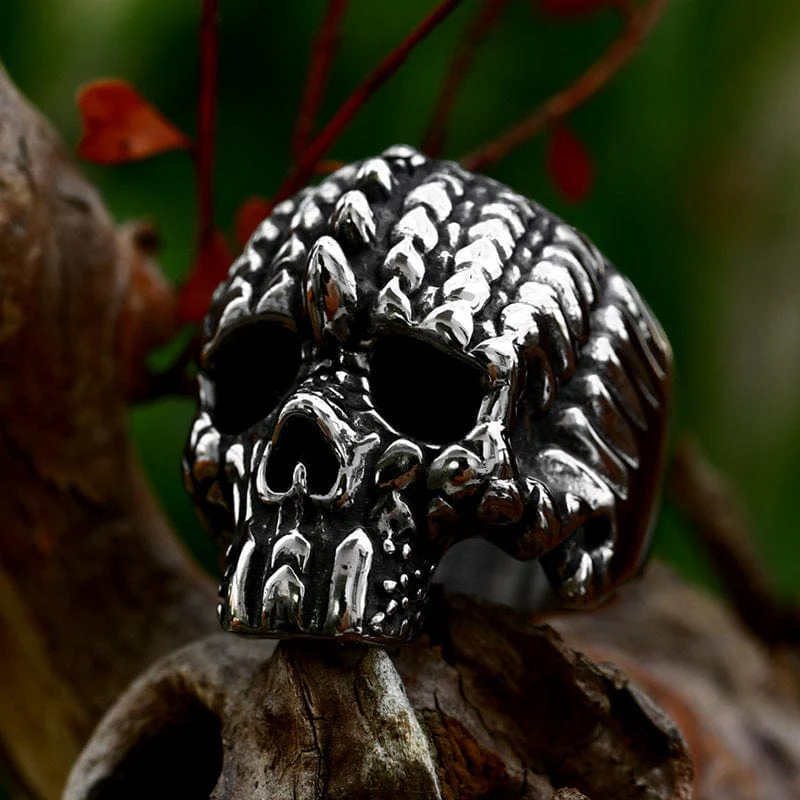 Men's Punk Skeleton Ring - Image 3