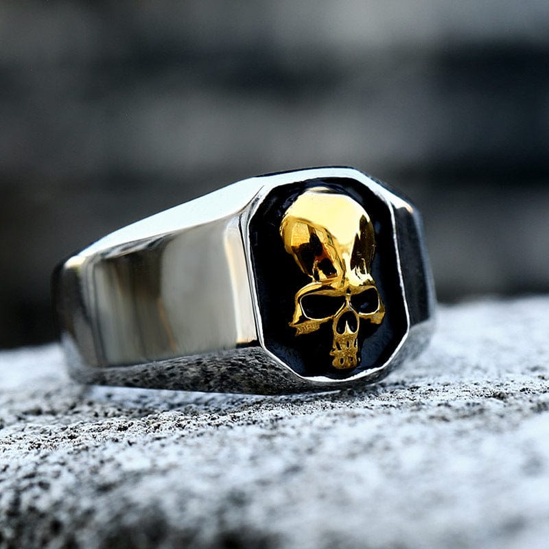 Men's Punk Skull Ring - Image 2