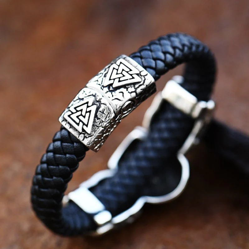 Men's Punk Skulls Double Color Bracelet - Image 3