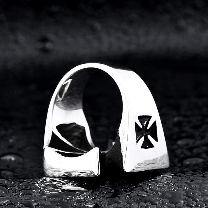 Men's Punk Cross Rings - Image 4