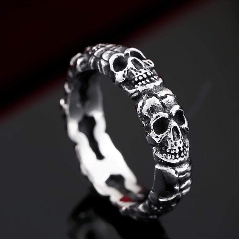 Men's Punk Skulls Rings - Image 4