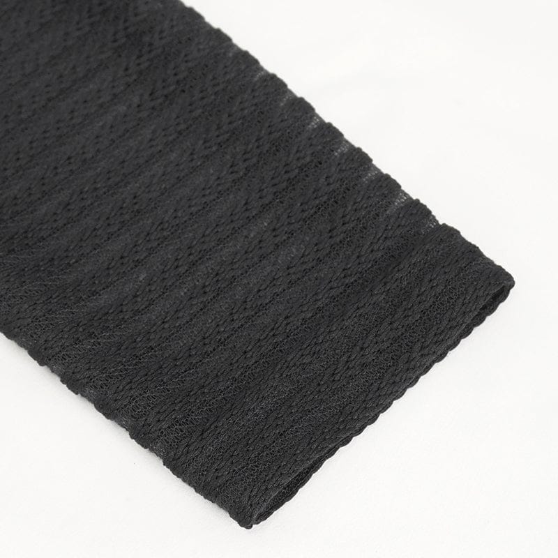 Men's Punk Striped Sheer Hoodies - Image 12