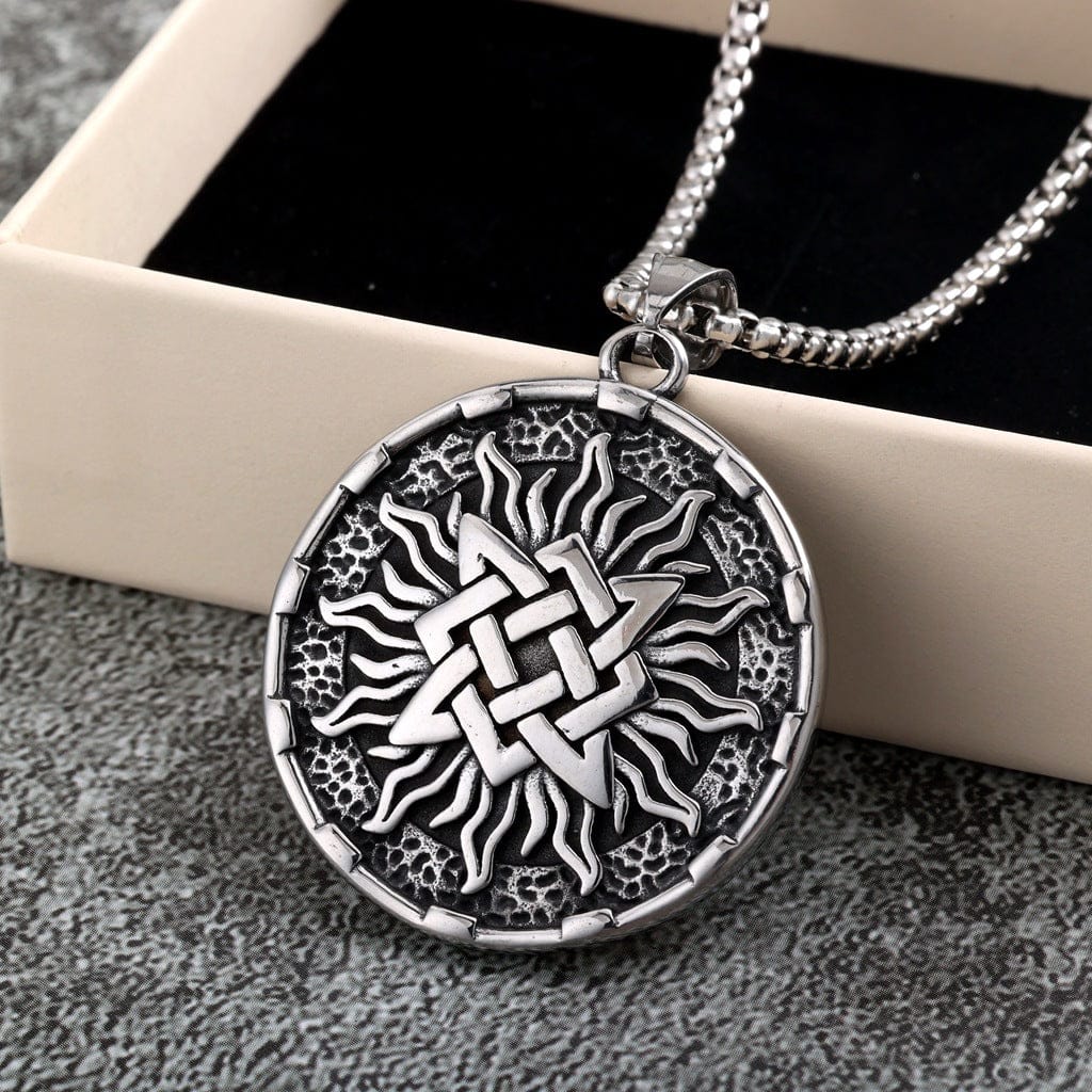 Men's Punk Sunflower Necklace - Image 2