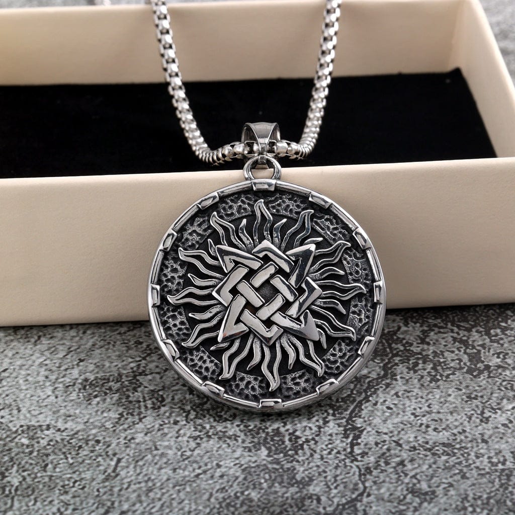 Men's Punk Sunflower Necklace - Image 3