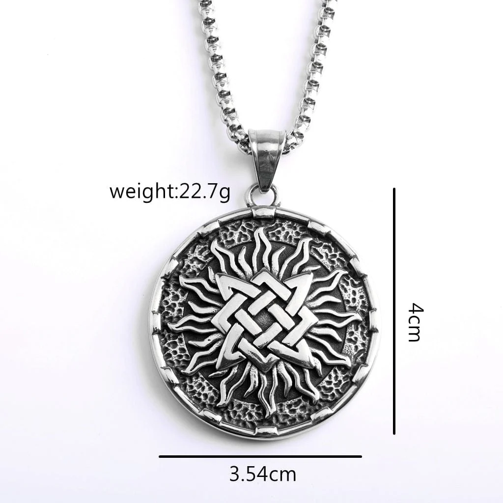 Men's Punk Sunflower Necklace - Image 4