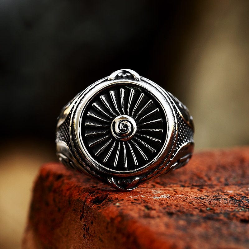 Men's Punk Turbine Ring - Image 2
