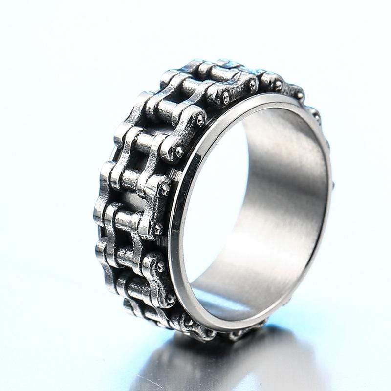 Men's Punk Turnable Chains Rings - Image 2