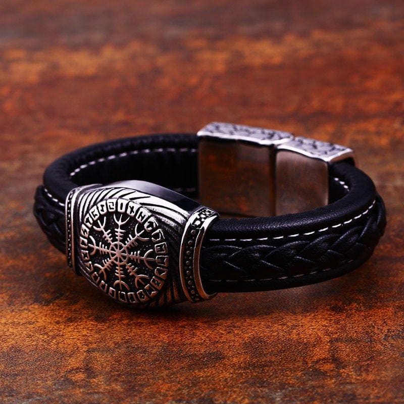 Men's Punk Viking Letter Carved Bracelet - Image 3