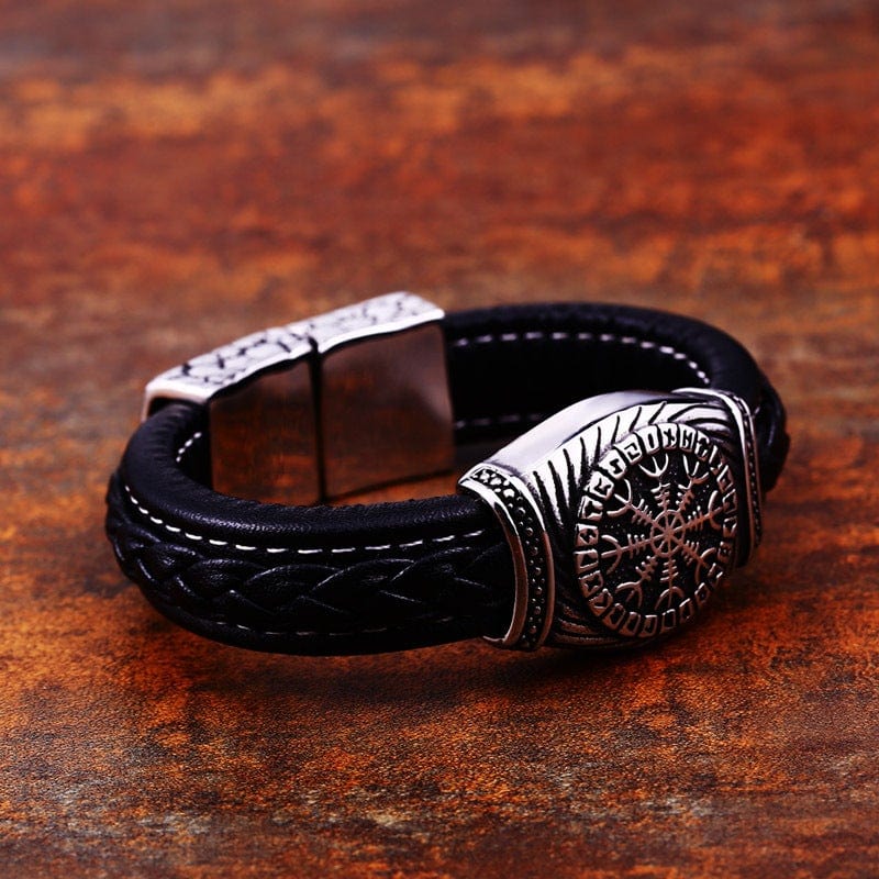 Men's Punk Viking Letter Carved Bracelet - Image 4