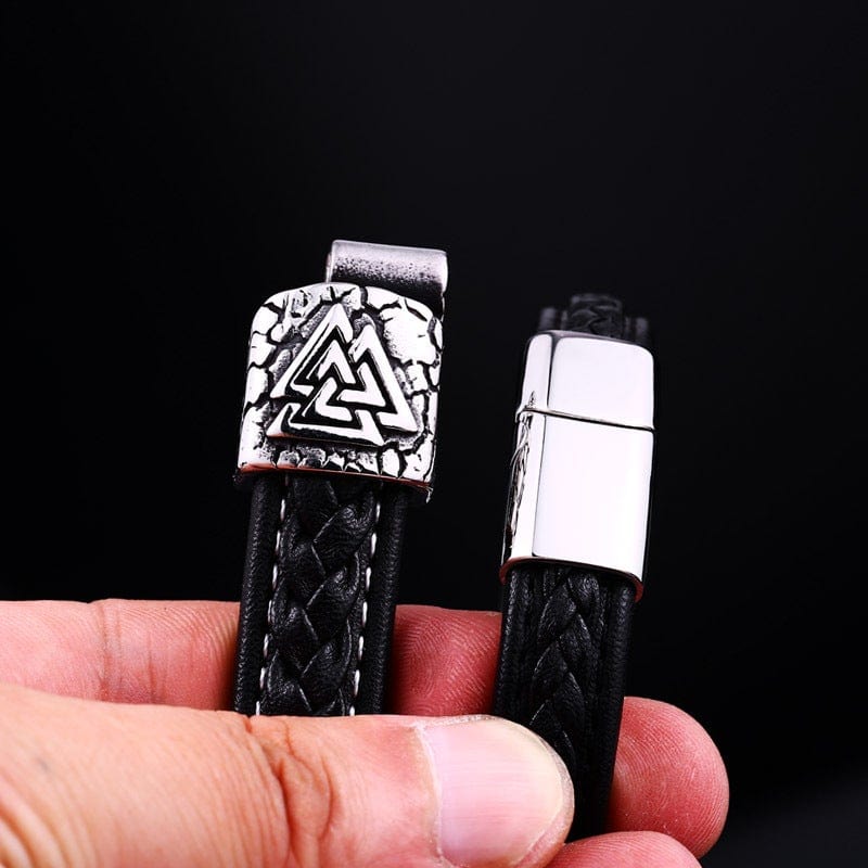 Men's Punk Viking Letter Carved Bracelet - Image 5