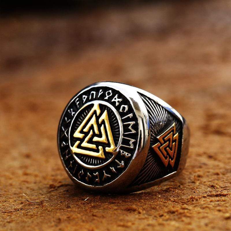 Men's Punk Vintage Letter Ring - Image 3
