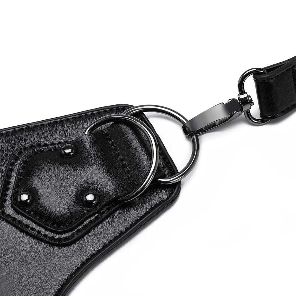 Men's Steampunk Chain Nailed Multifunctional Faux Leather Bag - Image 9