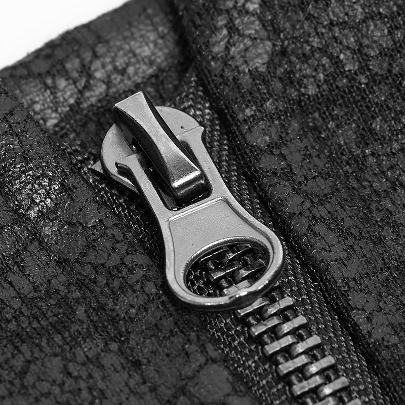 Men's Steampunk Faux Leather Gloves - Image 8