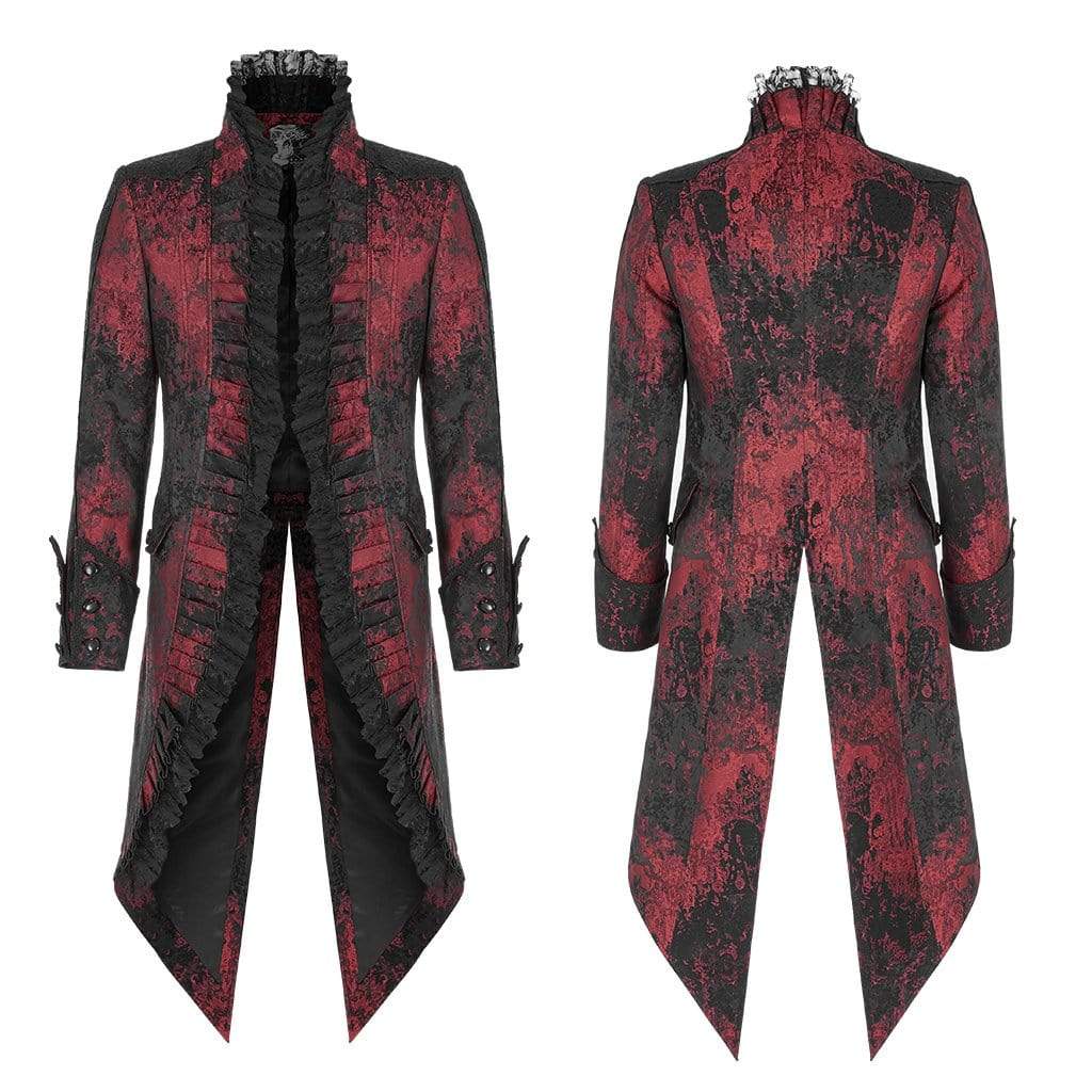 Men's Vintage Gorgeous Lace Tuxdo Coats - Image 7