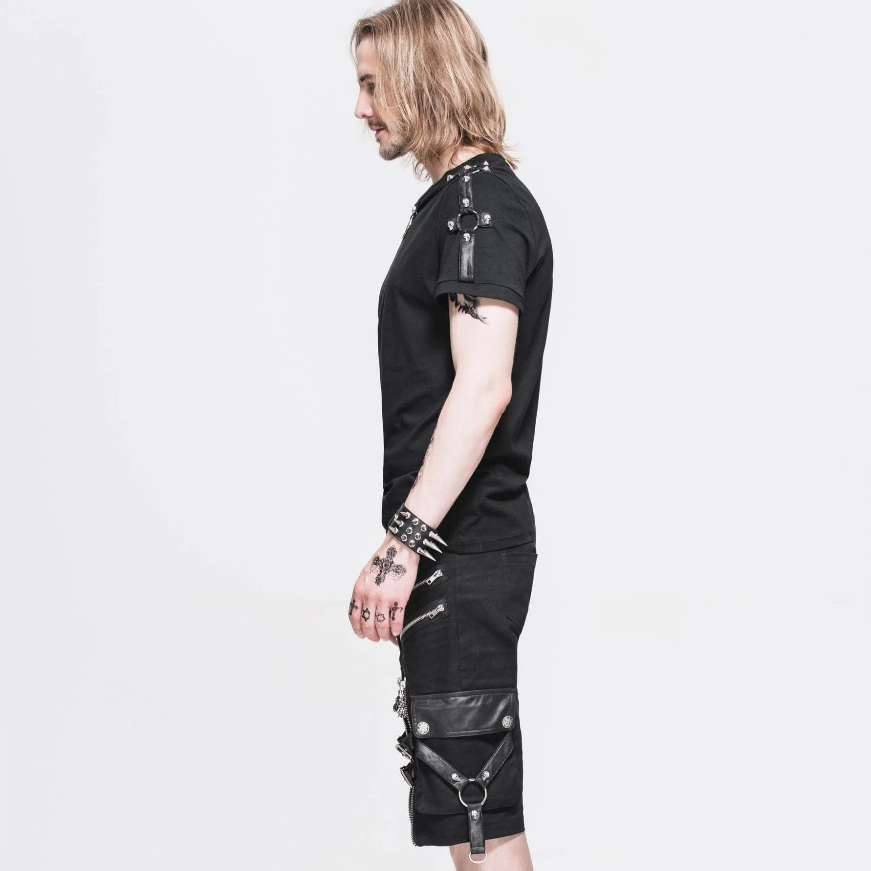 Men's Punk Bermuda Shorts - Image 5