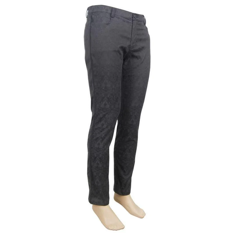 Men's Punk Classic Brocade Trousers - Image 6