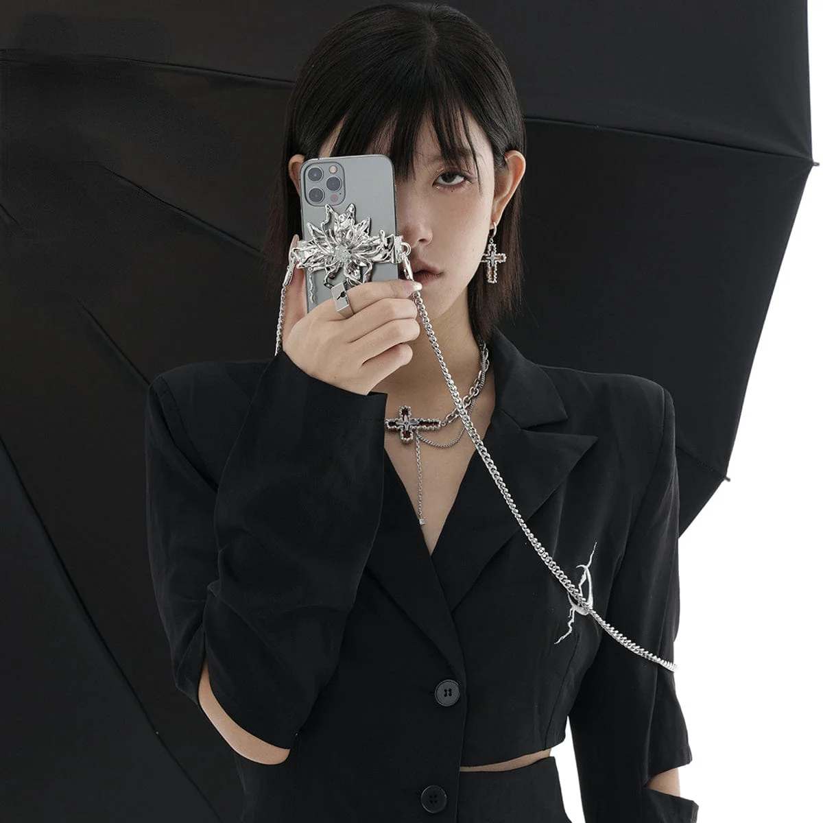 Punk Lotus Phone Case Chain - Image 4