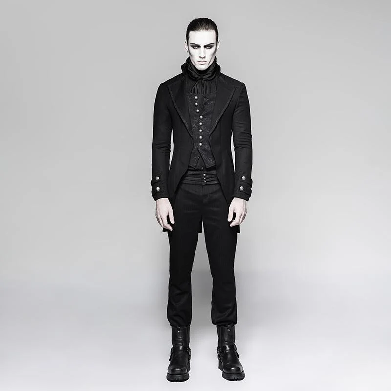 Men's Gothic Two-pieces Jacket - Image 4