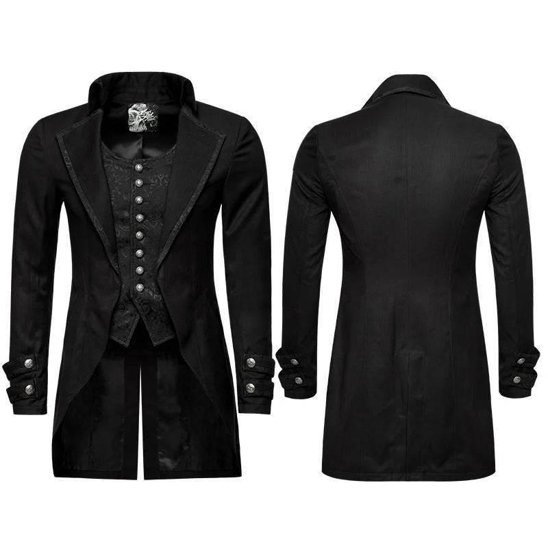 Men's Gothic Two-pieces Jacket - Image 5