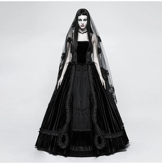 Women's Gothic Gorgeous Lace Floral Veil/Scarf - Image 4