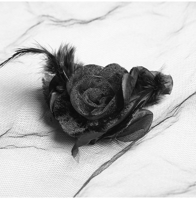Women's Gothic Gorgeous Lace Floral Veil/Scarf - Image 6