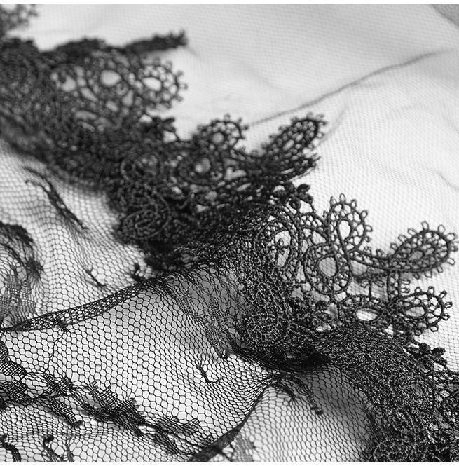 Women's Gothic Gorgeous Lace Floral Veil/Scarf - Image 8