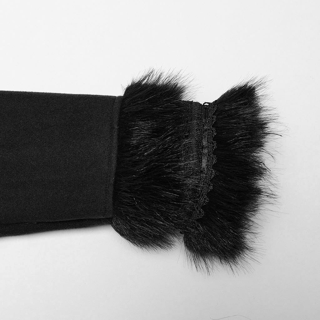 Women's Lolita Hooded Bowknot Overcoat - Image 12