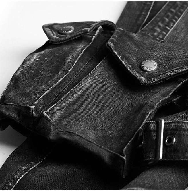 Women's Skinny Jeans With Waist Bag - Image 6