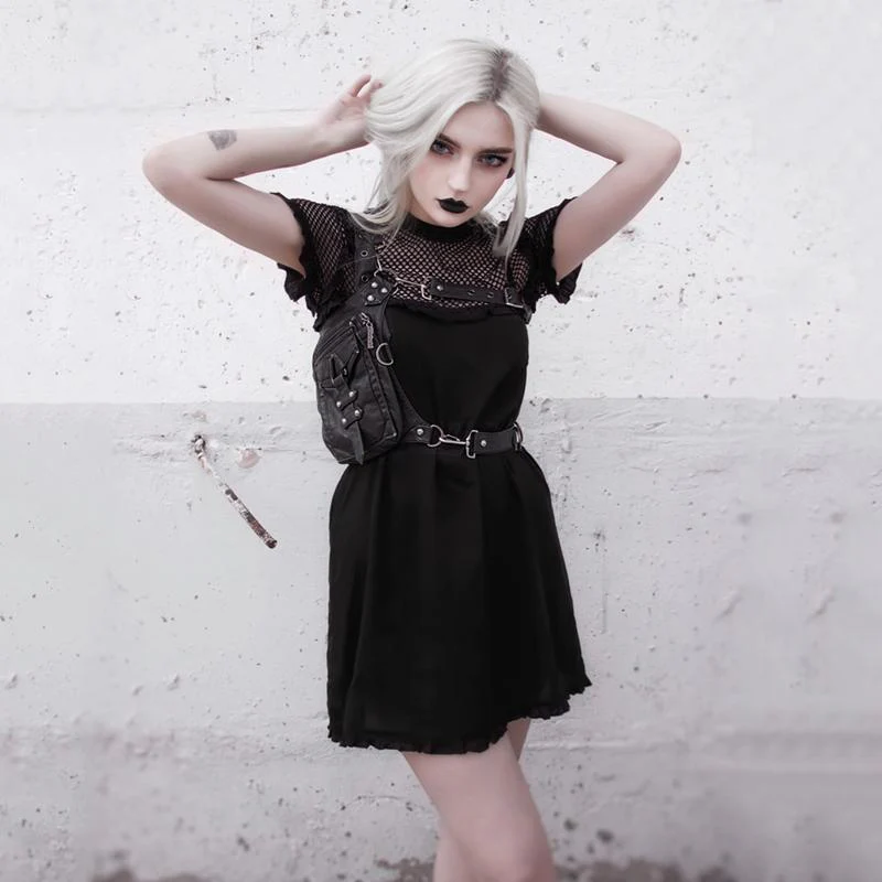 Women's Steampunk Skull Waist Bag Hip Back Vintage Holster
