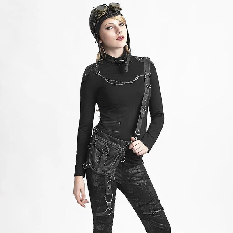 Women's Steampunk Skull Waist Bag Hip Back Vintage Holster - Image 7