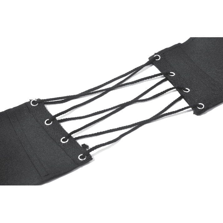 Women's Punk Buckle-up Side Zip Chained Belt - Image 11