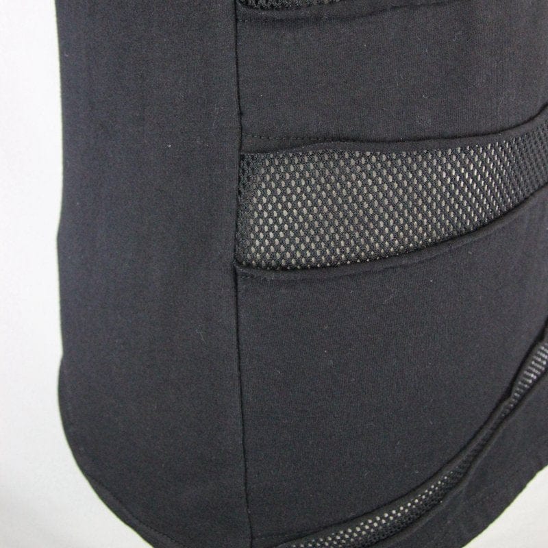 Men's Short Sleeve Mesh Band Punk T-Shirt - Image 8