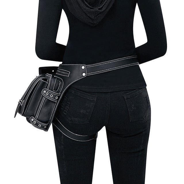 Steampunk Buckle Waist Bag - Image 3
