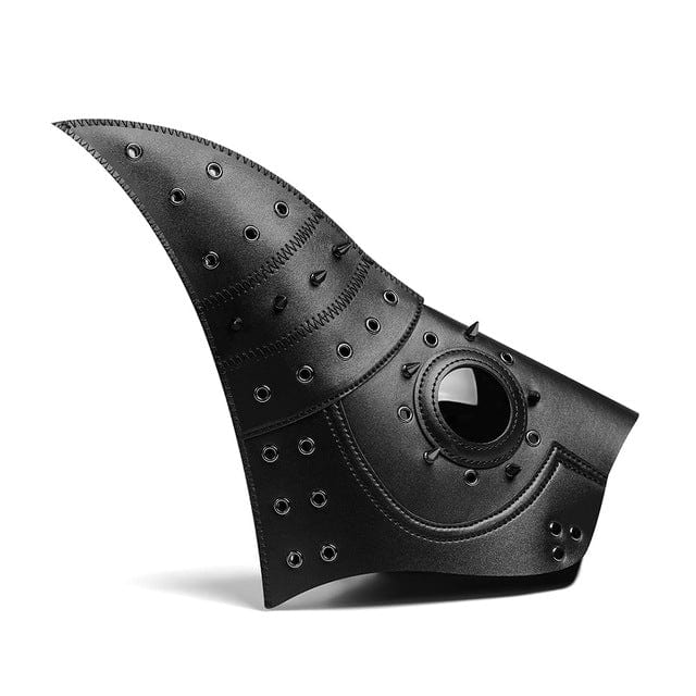 Steampunk Cutout Rivets Long Beak Mask - Image 4