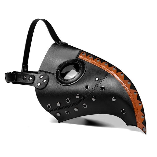 Steampunk Double Color Nailed Masquerade Mask - Image 4