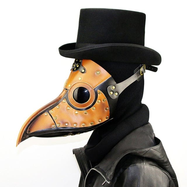 Steampunk Double Color Splice Beak Mask - Image 3