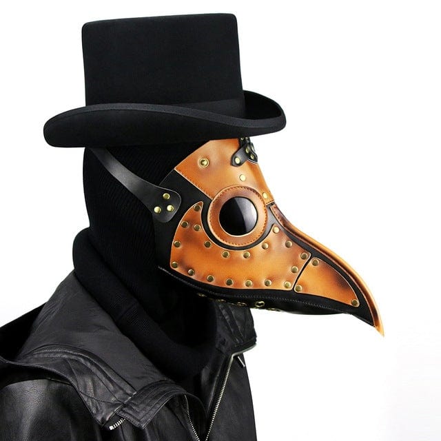 Steampunk Double Color Splice Beak Mask - Image 4