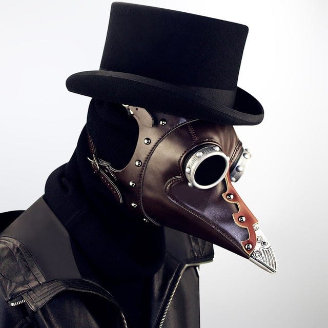 Steampunk Faux Leather Splice Hat - Image 4