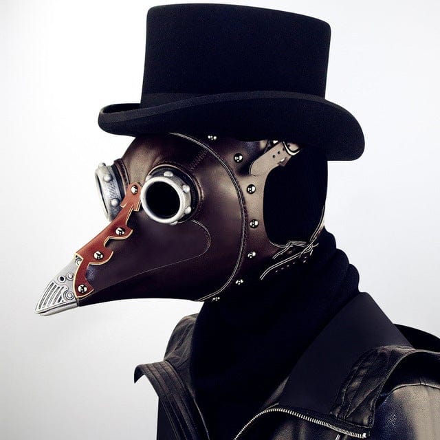 Steampunk Faux Leather Splice Hat - Image 5