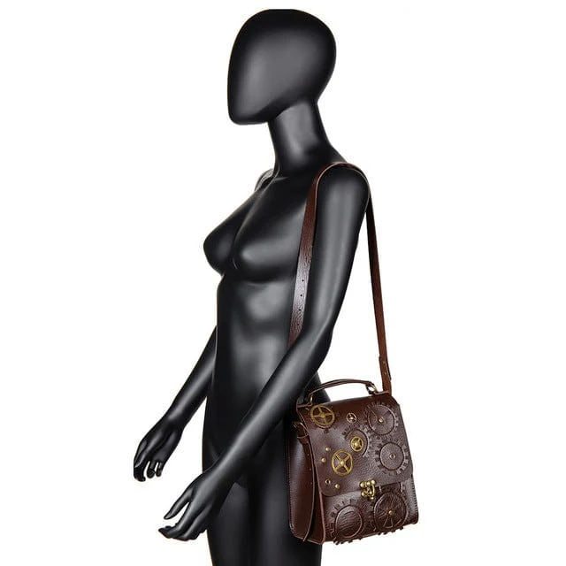 Steampunk Gear Shoulder Bag - Image 5