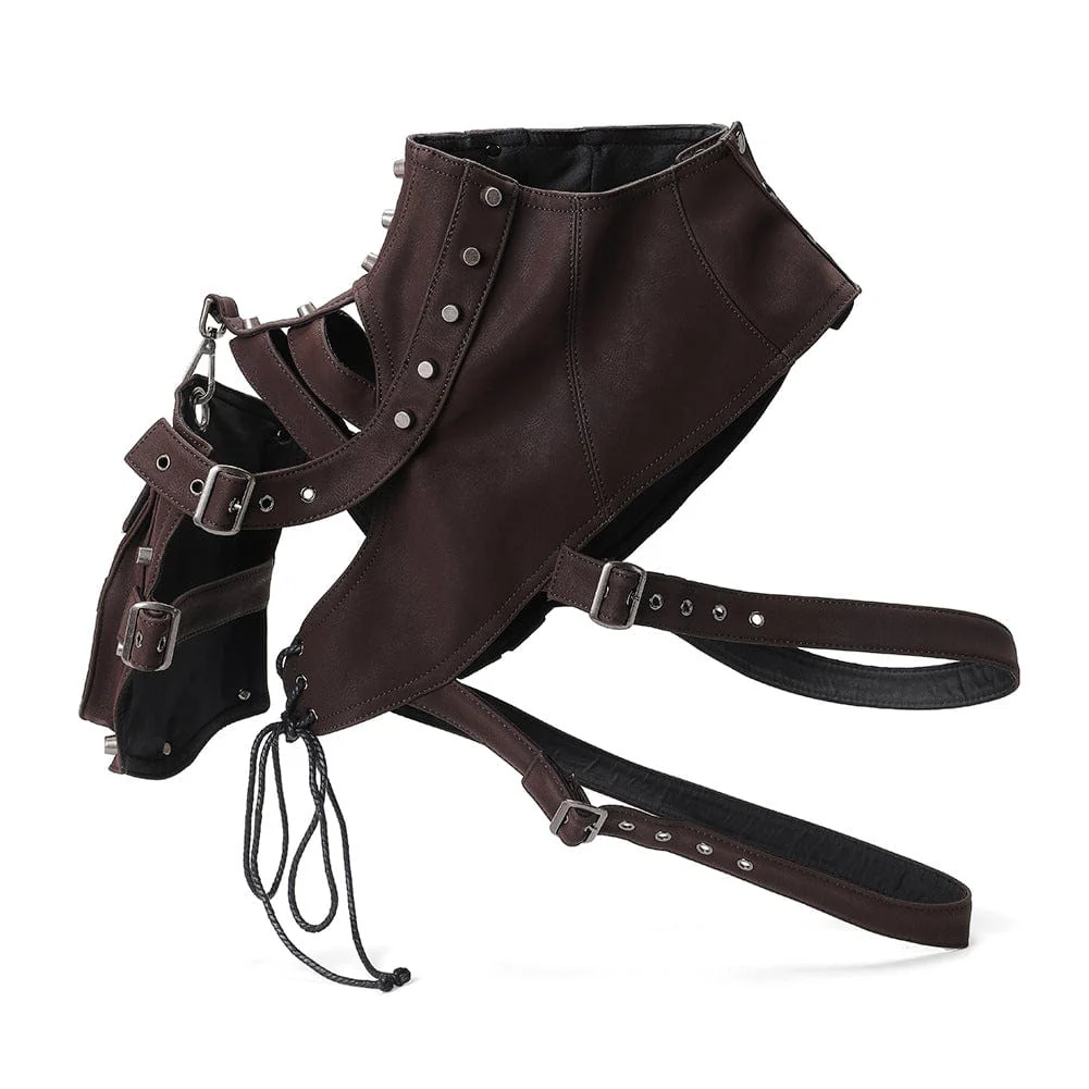 Steampunk Stand Collar Armour Bag - Image 4