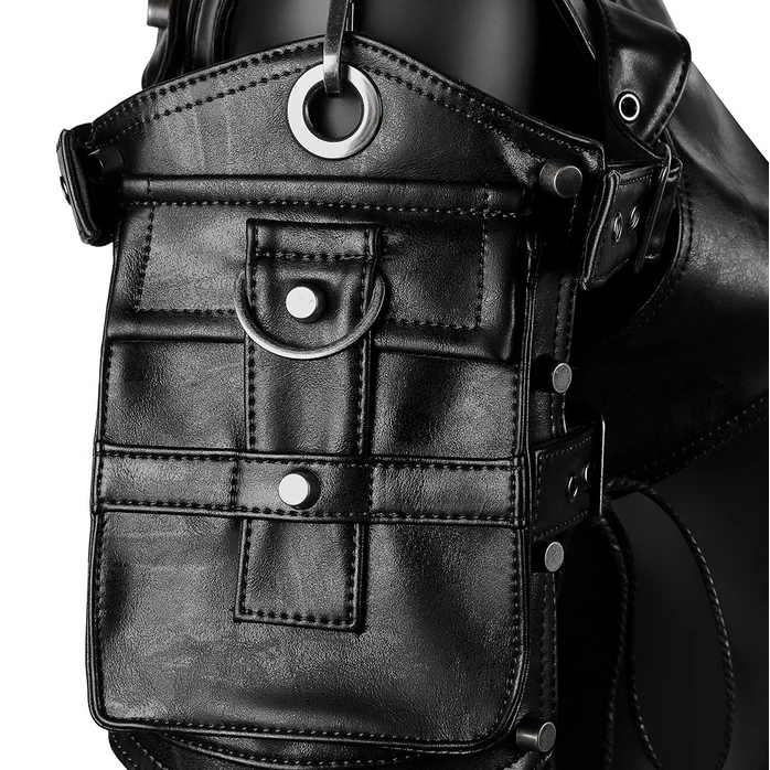 Steampunk Stand Collar Armour Bag - Image 6