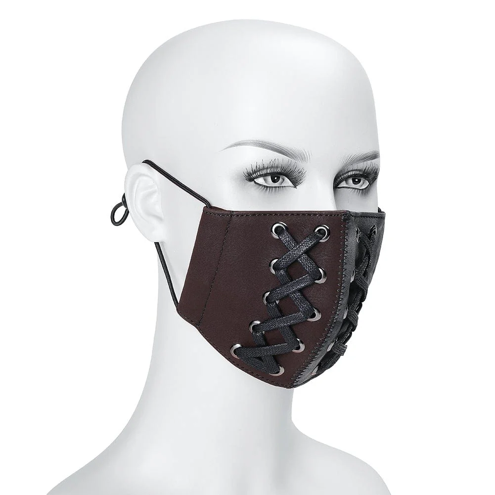 Steampunk Strappy Replaceable Filter Mask - Image 2