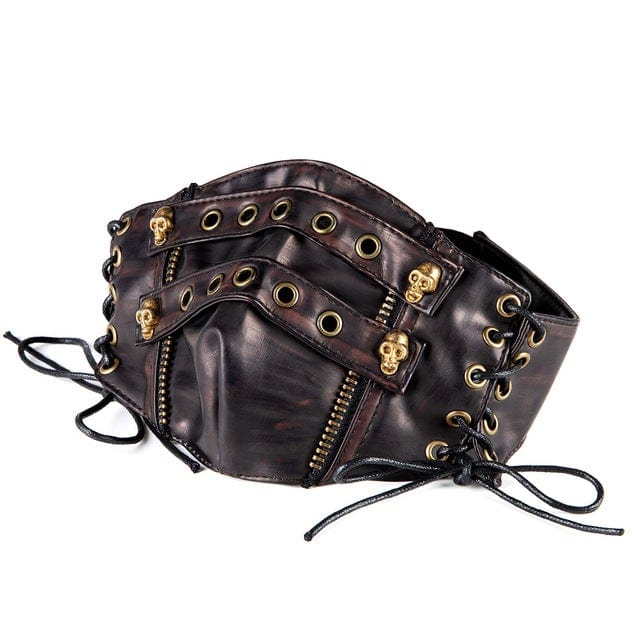 Steampunk Strappy Skull Splice Mask - Image 4
