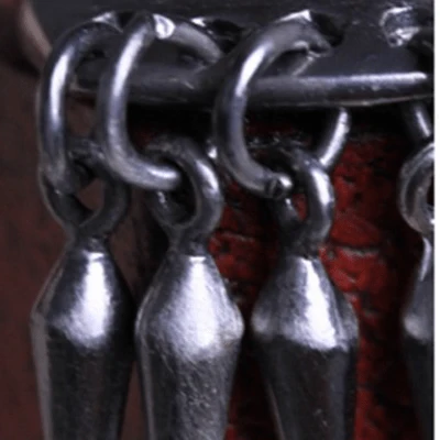 Unisex Dangling Spikes Steampunk Ring - Image 4
